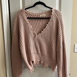 Medium Elan light pink sweater!